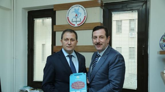İlkadım Belediye Başkanı Erdoğan TOK,  İl Millî Eğitim Müdürümüz Aytekin GİRGİNi Makamında Ziyaret Etti.