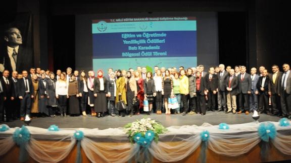 Eğitim ve Öğretimde Yenilikçilik Ödülleri Batı Karadeniz Bölge Ödül Töreni Samsunda Yapıldı.