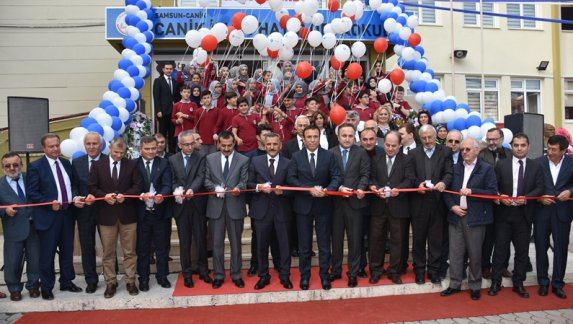 Canik İmam Hatip Ortaokulunun 18 Derslikli Ek Binasının Açılışı Valimiz Osman KAYMAK ın Teşrifleriyle Gerçekleştirildi