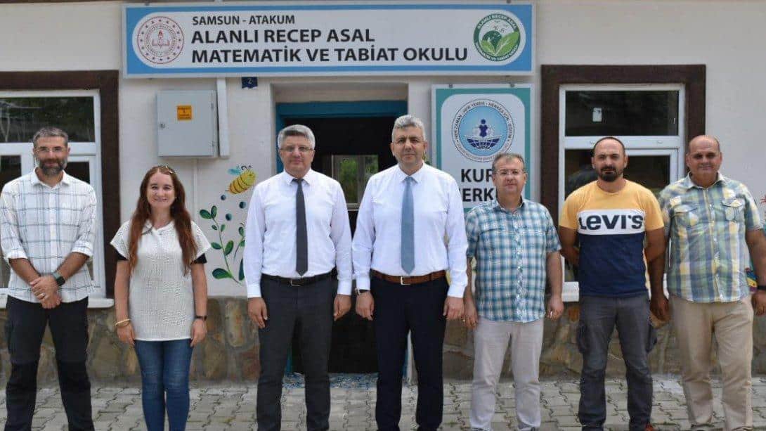 İl Milli Eğitim Müdürümüz Sayın Dr. Murat Ağar, Alanlı Recep Asal Matematik ve Tabiat Okulunu Ziyaret Etti