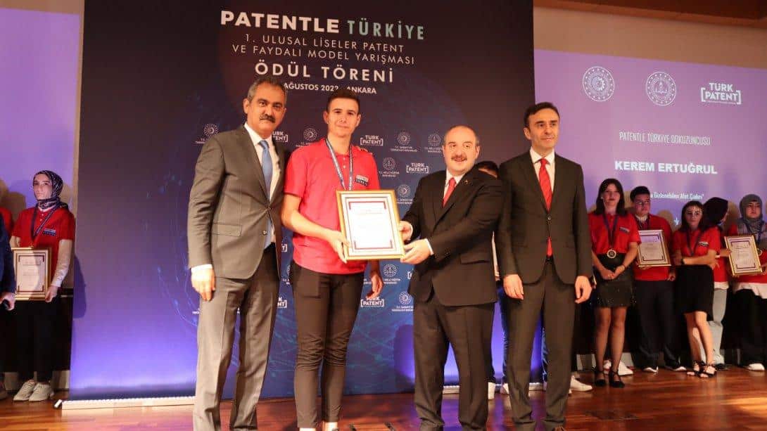 I. Ulusal Liseler Patent ve Faydalı Model Yarışması'nda Tekkeköy Tıbbi Cihaz Teknolojileri MTAL Dereceye Girdi