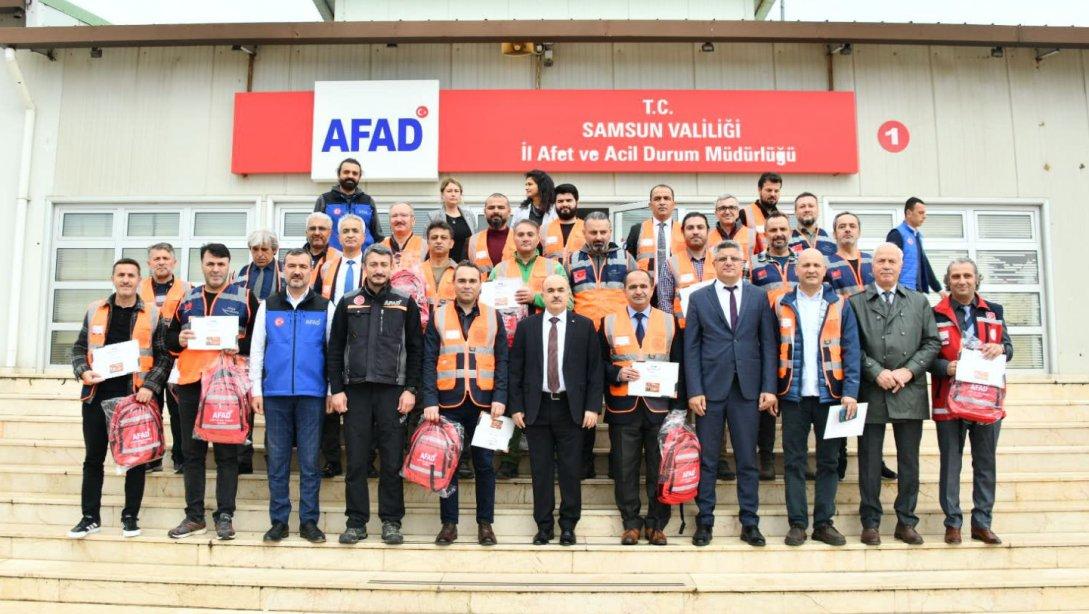AFAD Gönüllüsü Belge Dağıtım Töreni Gerçekleştirildi