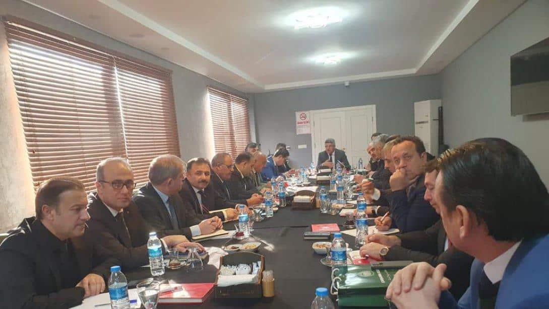 İl Milli Eğitim Müdürümüz Dr. Murat Ağar Başkanlığında İlçe Millî Eğitim Müdürleri Kurulu Toplantısı Düzenlendi