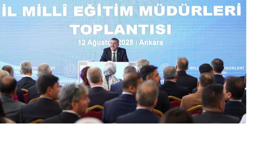 MİLLİ EĞİTİM BAKANIMIZ SAYIN YUSUF TEKİN, 81 İLİN MİLLÎ EĞİTİM MÜDÜRÜYLE BİR ARAYA GELDİ